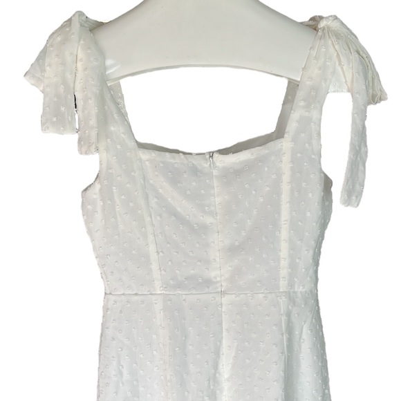 Lulus white dress with tie shoulders - Picture 6 of 9
